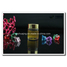20ml Cylinder Empty Cosmetic Glass Container with Gold Cap